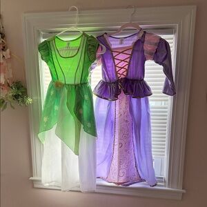 Whimsical Green and Purple Kids Costume Set